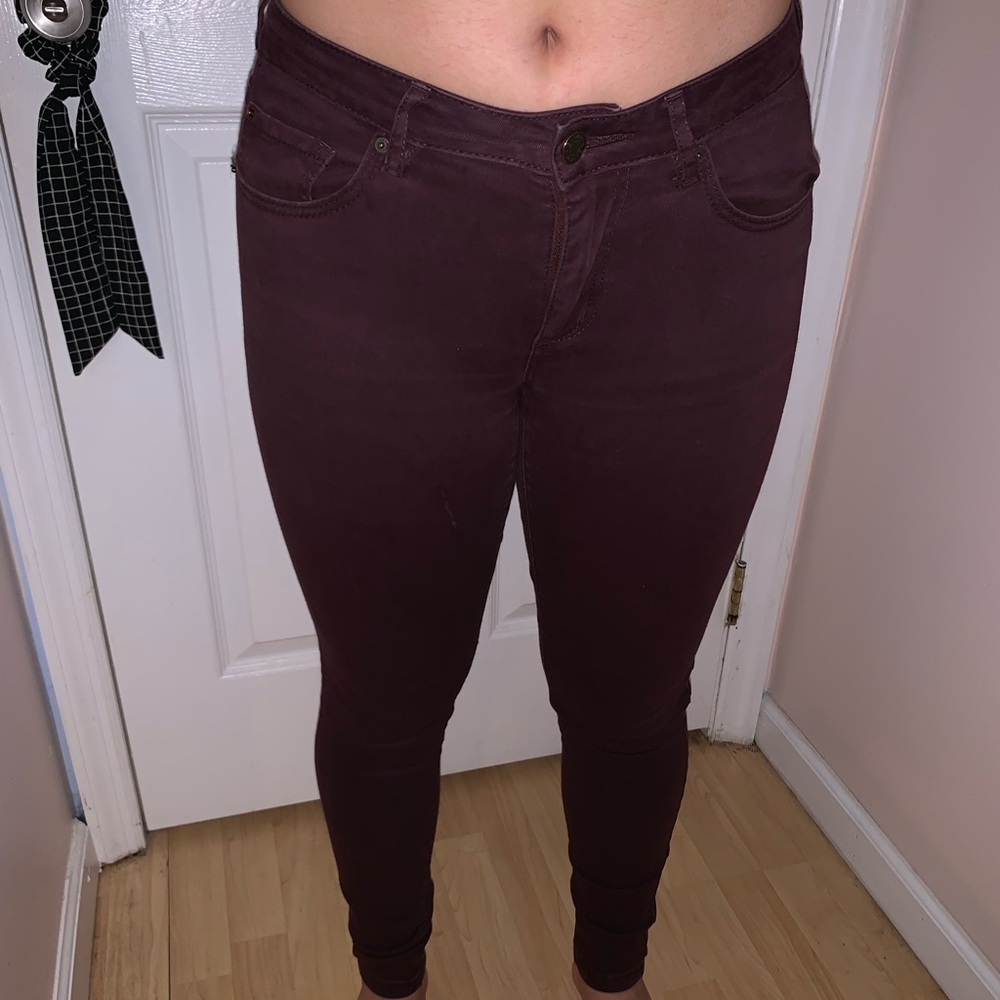 Red jeans